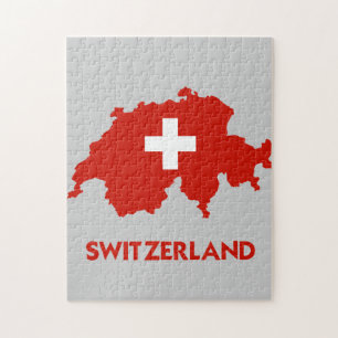 PUZZLE CARTE DE LA SUISSE