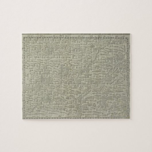 Puzzle Carte de la Terre Sainte (Horizontal)