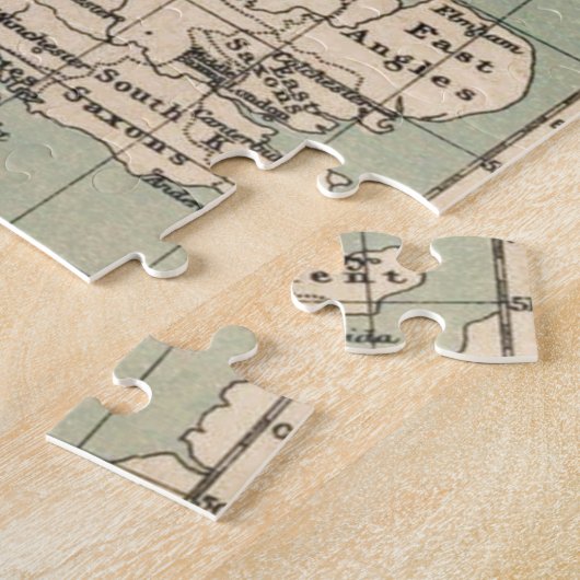 Puzzle Carte de la vieille Angleterre (Côté)