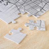 Puzzle Carte de la ville de Los Angeles California (Côté)