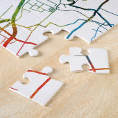 Puzzle Carte de la ville de Pékin (Côté)