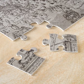 Puzzle Carte de la Virginie, découverte et décrite par (Côté)
