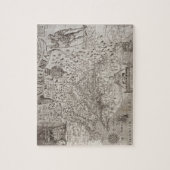 Puzzle Carte de la Virginie, découverte et décrite par (Vertical)