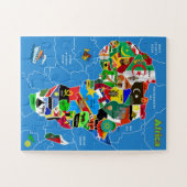 Puzzle Carte de l'Afrique (Horizontal)