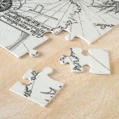 Puzzle Carte de l'Afrique | 1500 (Côté)