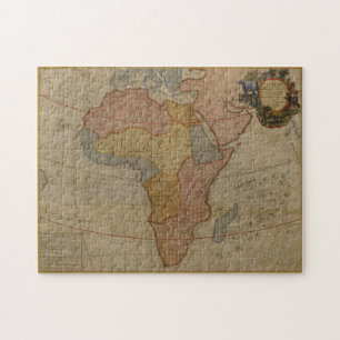 Puzzle Carte de l'Afrique   1700