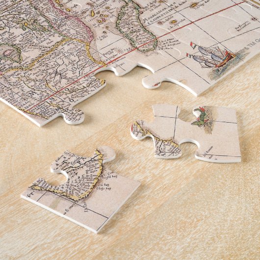 Puzzle Carte de l'Afrique 3 (Côté)