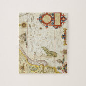 Puzzle Carte de l'Afrique de l'Est et du Madagascar, 1596 (Vertical)