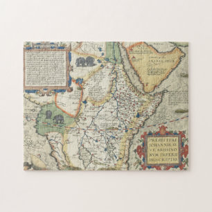 Puzzle Carte de l'Afrique et de la péninsule Arabe