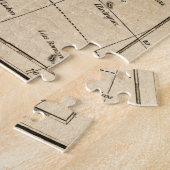 Puzzle Carte de l'Afrique vintage (Côté)