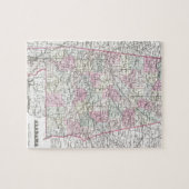 Puzzle Carte de l'Alabama (Horizontal)