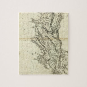 Puzzle Carte de l'Albanie