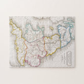 Puzzle Carte de l'Angleterre | Britannia Antiqua (Horizontal)