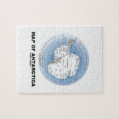 Puzzle Carte De L'Antarctique (Géographie) (Horizontal)