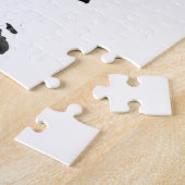 Puzzle Carte de l'aquarelle mondiale Noir (Côté)