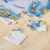 Puzzle Carte de l'Arctique (Côté)