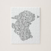 Puzzle Carte de l'argot australien (Vertical)