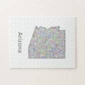 Puzzle Carte de l'Arizona (Horizontal)