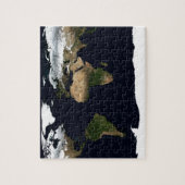 Puzzle Carte de l'Atlas géographique mondial de la Terre (Vertical)