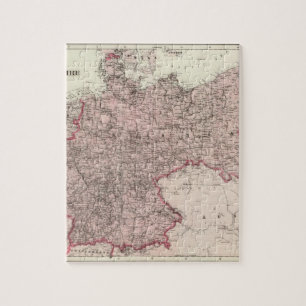 Puzzle Carte de l'Empire allemand