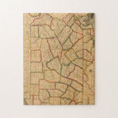 Puzzle Carte De L'État De Pennsylvanie (Vertical)