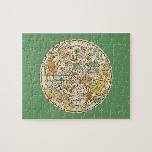 Puzzle Carte de l'étoile du ciel du Nord et des constella (Horizontal)