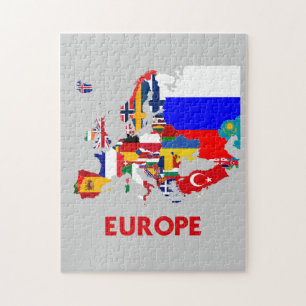 PUZZLE CARTE DE L'EUROPE