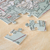 Puzzle CARTE De l'EUROPE, 12ème siècle (Côté)