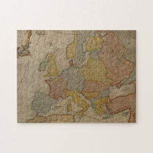Puzzle Carte de l'Europe 1700
