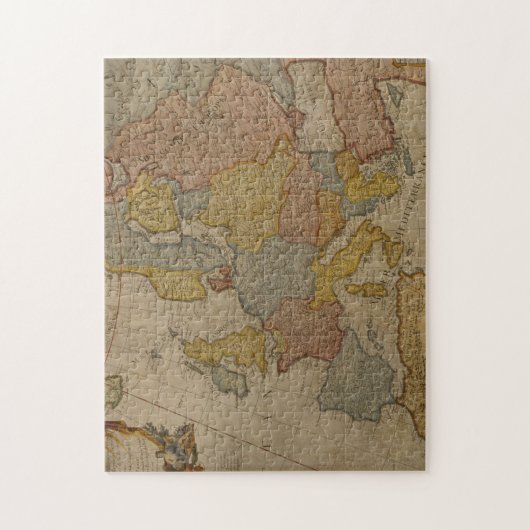 Puzzle Carte de l'Europe | 1700 (Vertical)