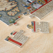 Puzzle Carte de l'Europe du Nord, de 'Civitates Orbis (Côté)