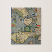 Puzzle Carte de l'Europe du Nord, de 'Civitates Orbis (Vertical)