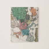 Puzzle Carte de l'Europe vintage (Vertical)