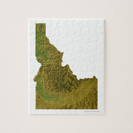 Puzzle Carte de l'Idaho 2 (Vertical)