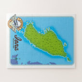 Puzzle Carte de l'Iona Écosse (Horizontal)