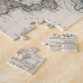 Puzzle Carte de l'Italie par Stieler (Côté)