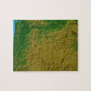 Puzzle Carte de l'Oregon