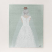 Puzzle Carte de mariée (Vertical)