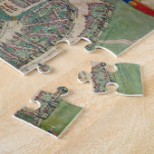 Puzzle Carte de Moscou, de "Civitates Orbis Terrarum" par (Côté)