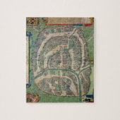 Puzzle Carte de Moscou, de "Civitates Orbis Terrarum" par (Vertical)