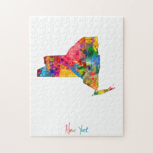 Puzzle Carte de New York (Vertical)