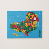 Puzzle Carte de Noël Afrique (Horizontal)