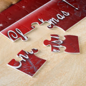 Puzzle Carte de Noël Bulldog (Côté)