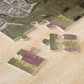Puzzle Carte de Palerme, de "Civitates Orbis Terrarum" (Côté)