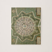 Puzzle Carte de Palma, de "Civitates Orbis Terrarum" par (Vertical)