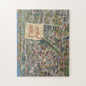 Puzzle Carte de Palo Alto, Californie (Vertical)