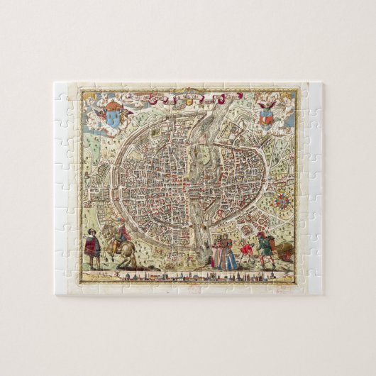 Puzzle Carte de Paris, 1576 (Horizontal)