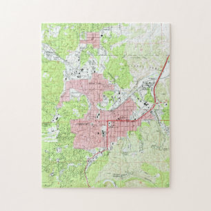 Puzzle Carte de Prescott Arizona (1973)