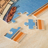 Puzzle Carte de quartier français coloré (Côté)