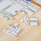 Puzzle Carte de route d'Atlanta Peachtree (Côté)